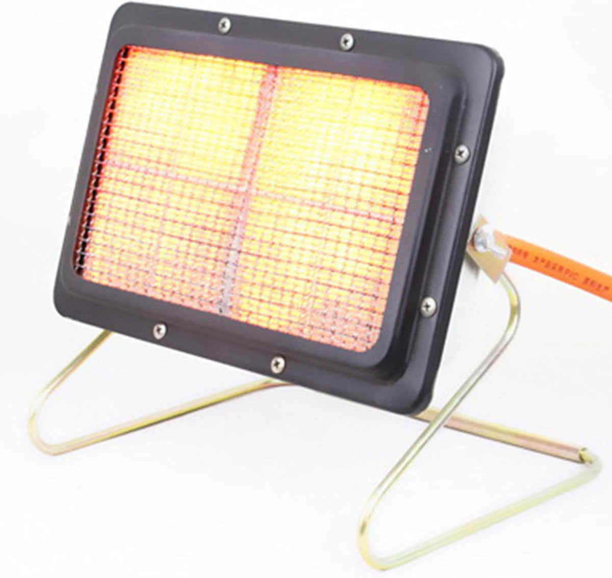 Decorn Elektrische kachel Propaan Stralingsverwarmer, Draagbare LP-gasverwarmer van 3,6 KW, Verwarmingsoppervlak Tot 450 M2. Ft, Draagbare Gaskachel