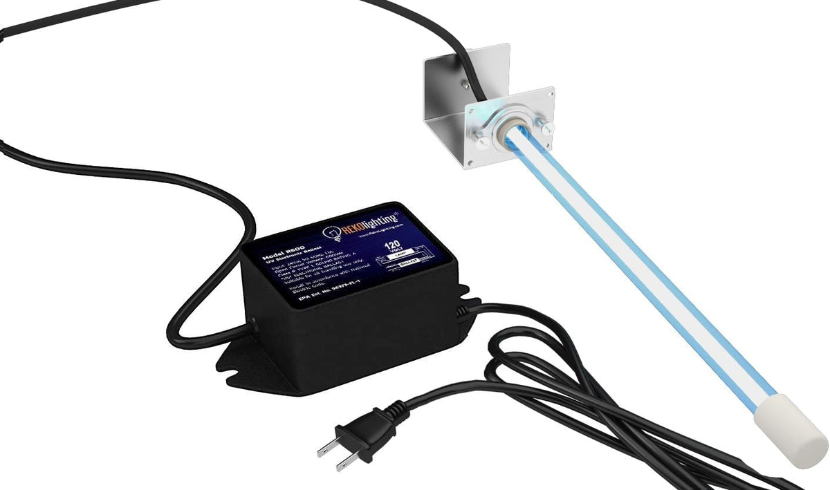 Rekolighting Luchtreiniger R600 120-230 v HVAC UV Licht Coil Cleaner Kiemdodende 14, voor AC Airconditioning, met Magneet