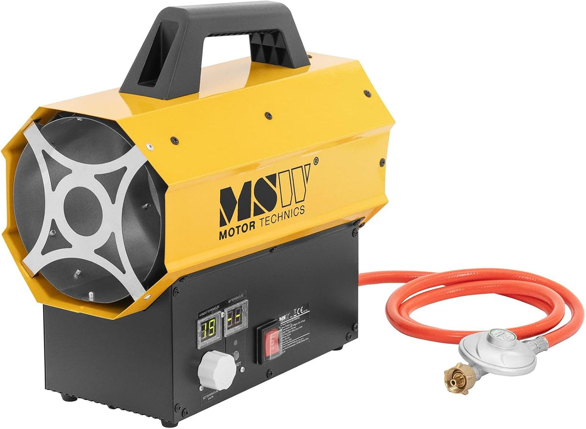 MSW Motor Technics Elektrische kachel MSW Gaskachel, 20 kW, 160 m2, gasstraler, verwarmingsventilator, tentverwarming