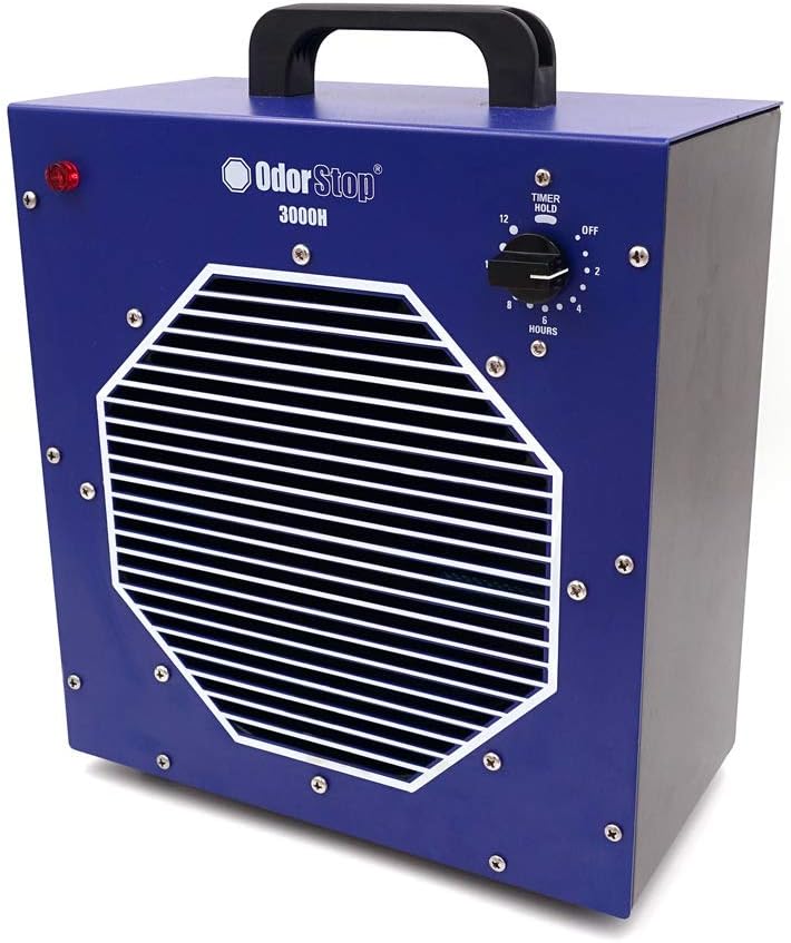 OdorStop Luchtreiniger OS3000H Hydroxyl Generator/UV-, voor ruimtes tot 3000 sq ft en hoger, met houtskoolfilter