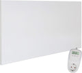 Viesta Elektrische kachel H700 Infraroodverwarming verwarmingspaneel wandverwarming, wit + thermostaat TH10, 700W, ultravlakke verwarmingsplaat