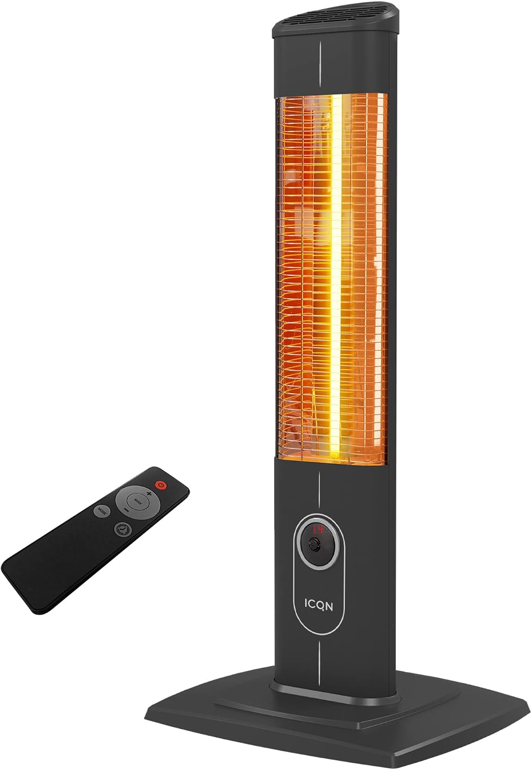 ICQN Elektrische kachel 2300 W vrijstaande