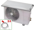 Fwtxzter Stoppers Airconditioning-afdekking, voor buitenapparaat, mini-splitafdekking
