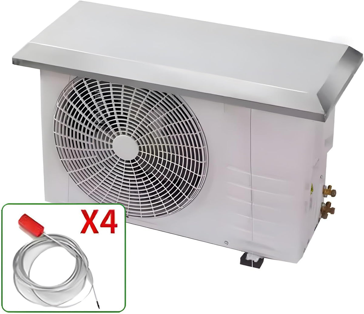 Fwtxzter Stoppers Airconditioning-afdekking, voor buitenapparaat, mini-splitafdekking
