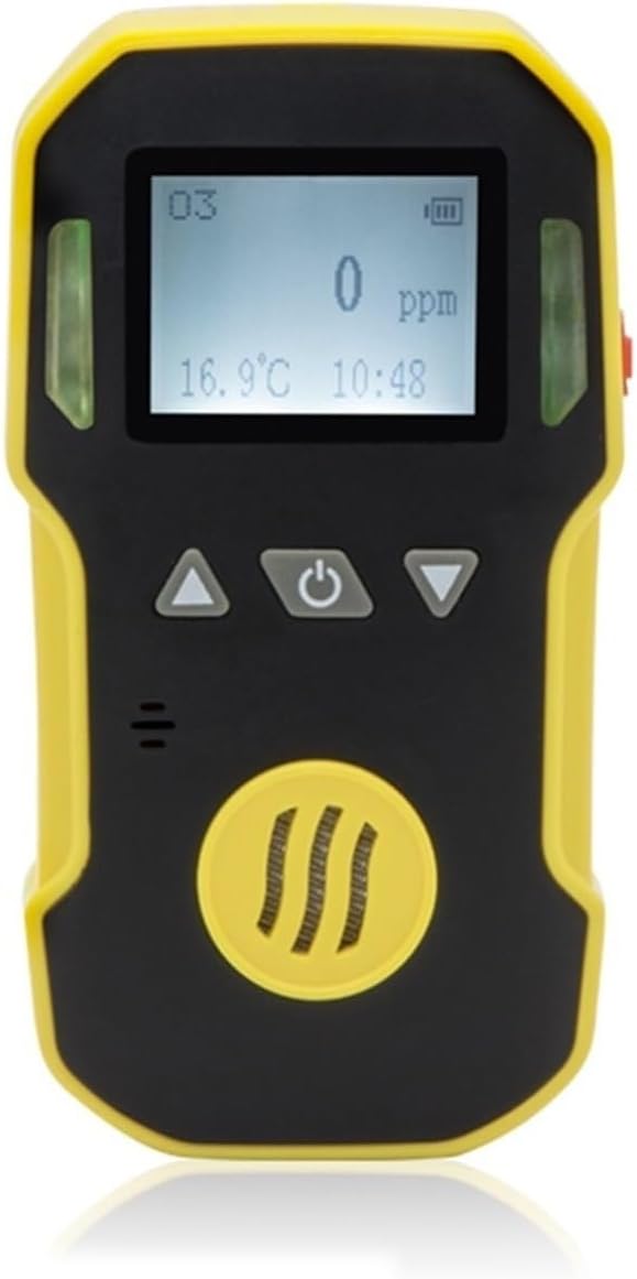 Gasdetector Opfvujikx, Professianl Draagbare Ozongasdetector O3-meter, 0-5000 ppm, voor huis en camper(0-100ppm-1ppm)